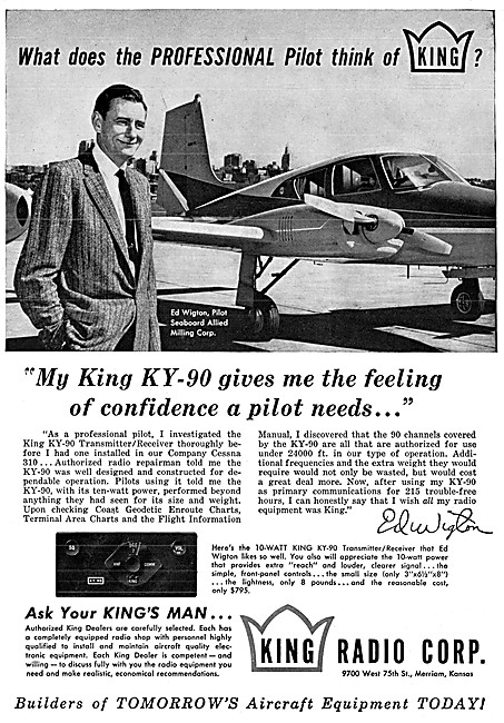 King Avionics - King KY-90 VHF Radio                             