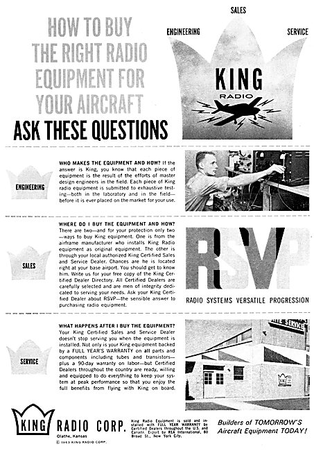 King Radio Corporation - King Avionics                           