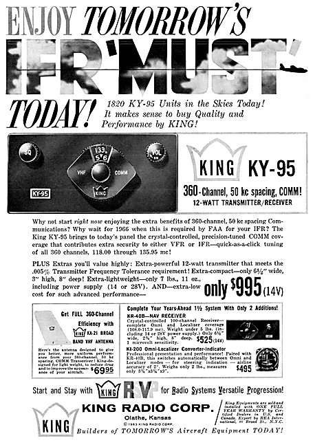 King Radio Corporation - King KY-95 Nav/Comm                     