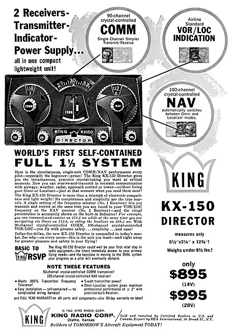 King Radio Corporation - King KX-150 Director                    