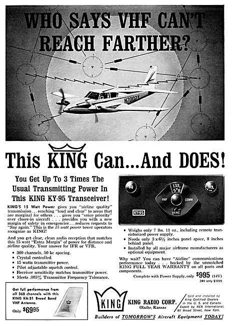 King Radio Corporation - King KY-95 Nav/Comm                     