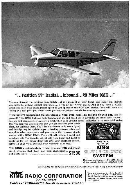 King Radio Corporation - King Silver Crown Avionics 1964         