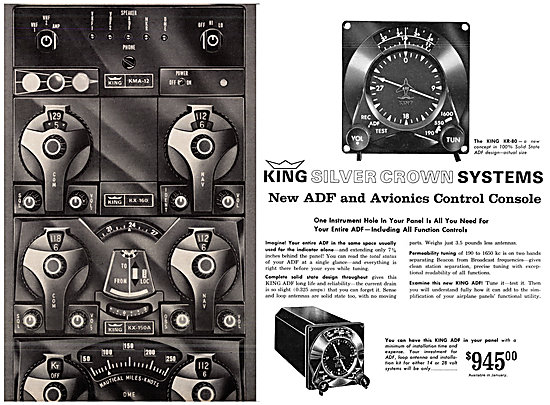King Radio Corporation - King Sliver Crown Avionics              