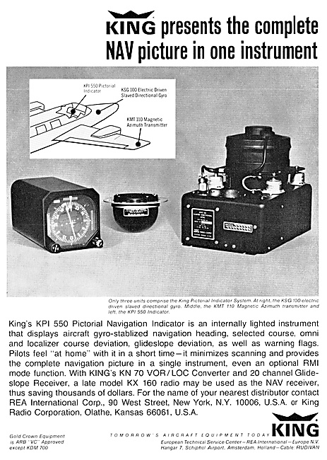 King Radio Corporation - King Avionics 1968                      
