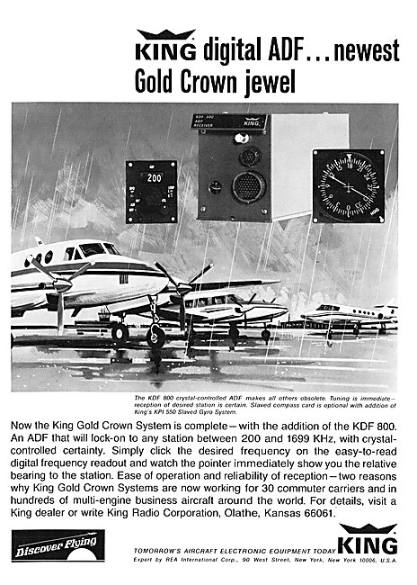 King Gold Crown Avionics - King KDF 800 ADF                      