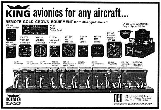 King Avionics - King Panel Mounted Silver Crown Equipment        