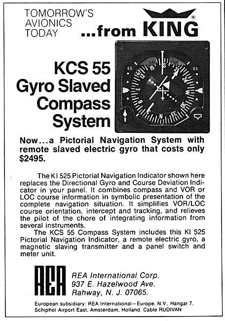 King Gold Crown Avionics : KCS 55 Slaved Gyro Compass            