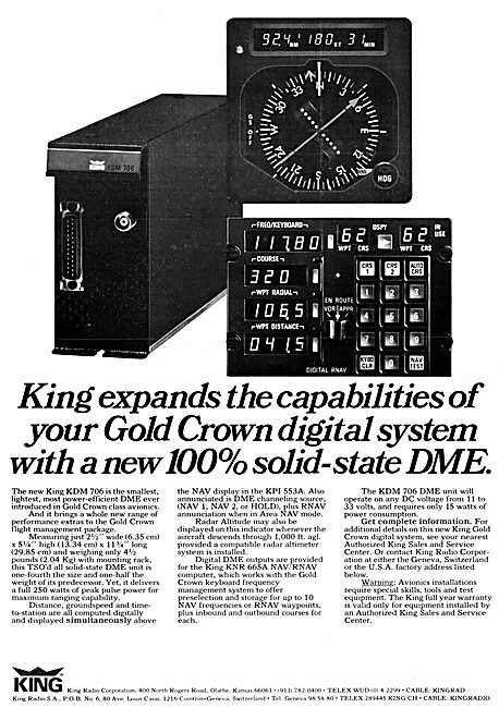 King Radio Corporation - King Gold Crown Avionics                