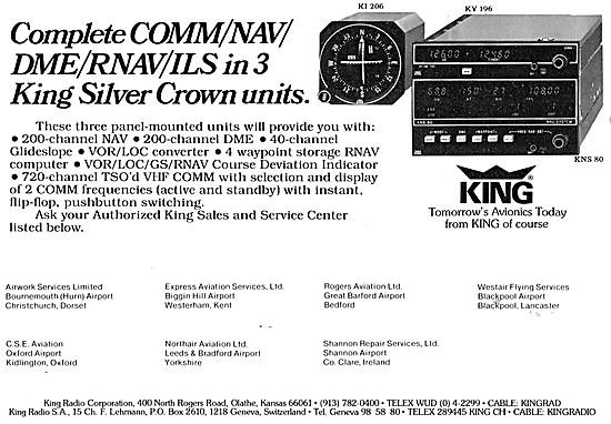 King Radio Corporation - King Silver Crown RNAV                  