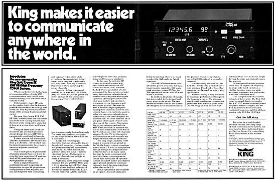 King Gold Crowm Avionics - KHF 950                               