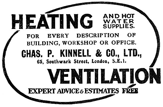 Chas P.Kinnell & Co: Factory Air Conditioning Installations      