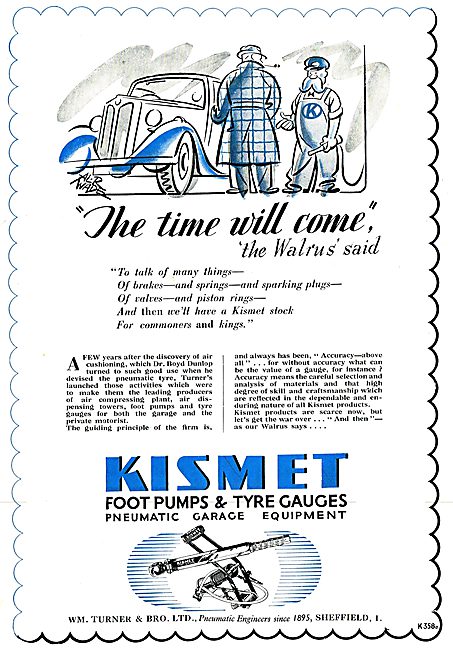 William Turner  Kismet Pneumatic Garage Equipment                