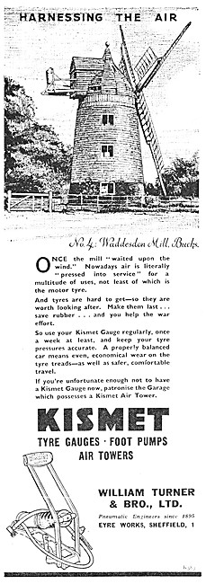 William Turner Kismet Pneumatic Pump, Tyre Gauges & Air Towers   