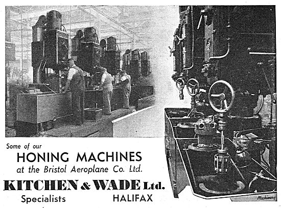 Kitchen & Wade Machine Tools. Honing Machines                    