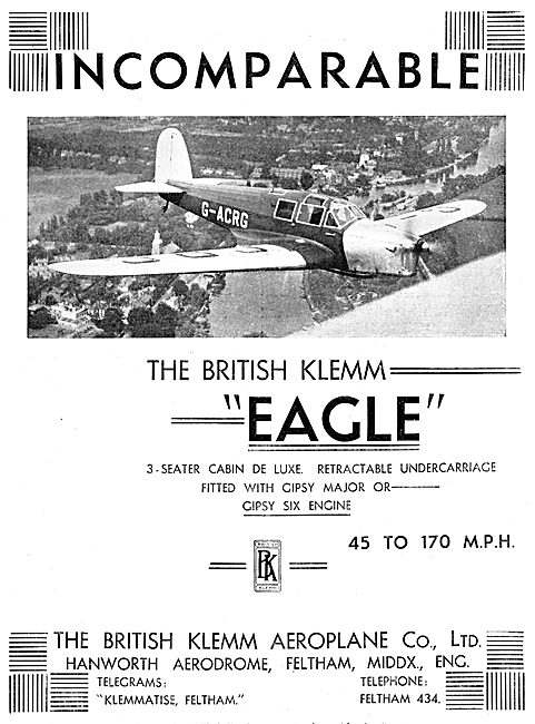 British Klemm Eagle                                              
