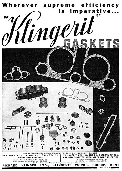 Klingerit Gaskets & Jointing                                     