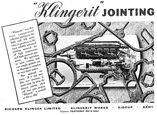 Klingerit Jointing & Gaskets                                     