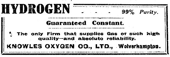 Knowles Oxygen Co Ltd For Constant Guaranteed Hydrogen           