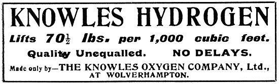 Knowles Oxygen Co. Hydrogen                                      