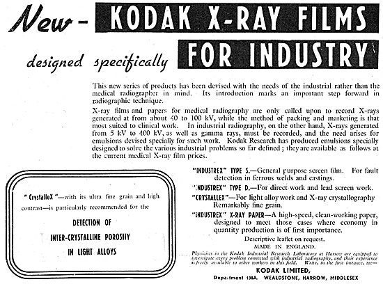 Kodak X-Ray Film For Industry                                    