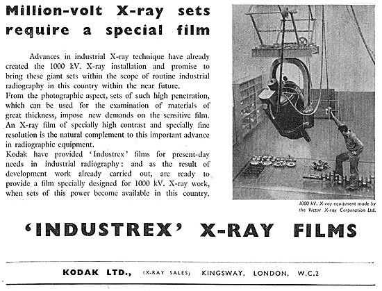 Kodak Industrex X-Ray Film                                       