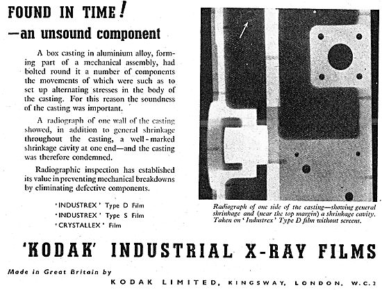 Kodak Industrial X-Ray Film                                      