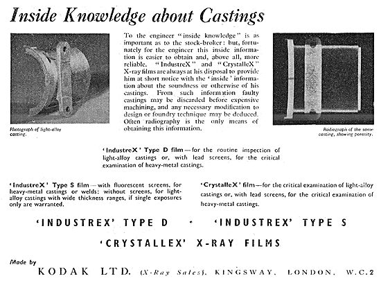 Kodak Industrial X-Ray Film                                      