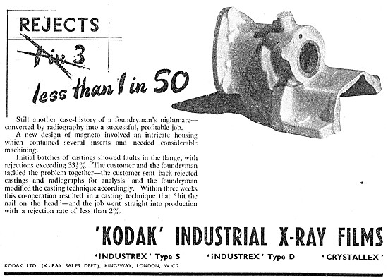 Kodak Industrial Radiography Products X-Ray                      