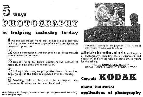 Kodak Industrial Photography Products                            