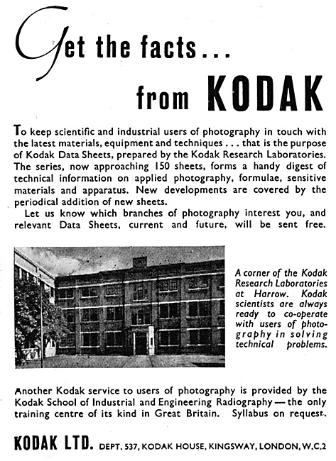 Kodak Industrial Photography                                     