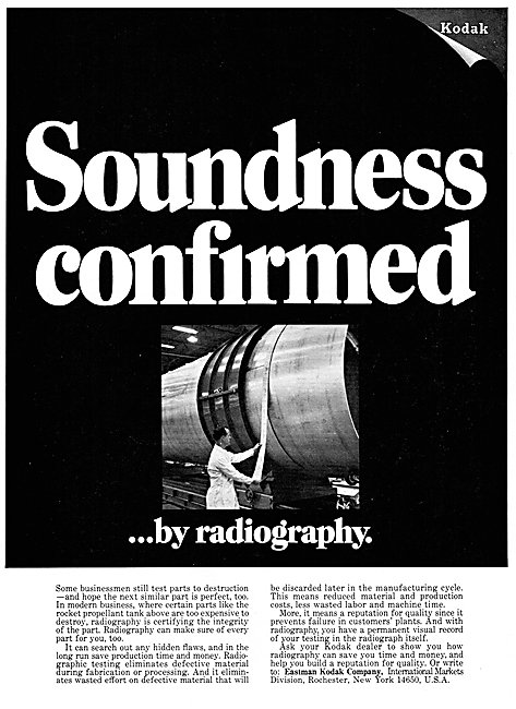 Eastman Kodak Industrial Radiography                             