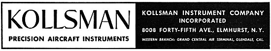 Kollsman Aircraft Instruments                                    