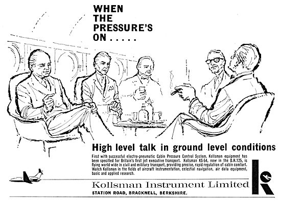 Kollsman Electro-Pneumatic Cabin Pressure Control System         