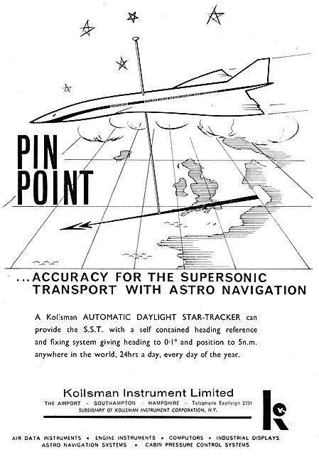 Kollsman Astro Navigation. Automatic Daylight Star Tracker       