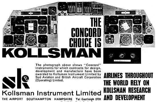 Kollsman Aircraft Instruments 1967                               