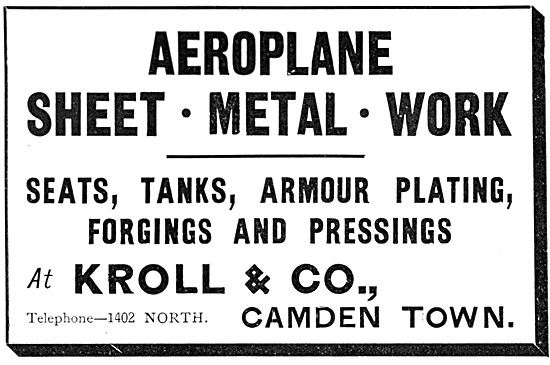 Kroll & Co. Metal Stampings & Sheet Metals Parts                 