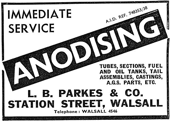 L B.Parkes Anodising                                             