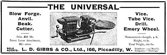 L.D.Gibbs Universal Blow Forge, Anvil & Beak Cutter              