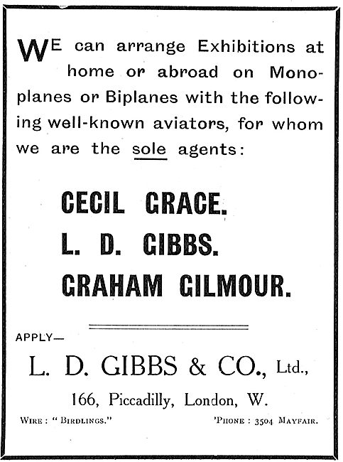 L.D.Gibbs & Co  Agents For Cecil Grace, L.D.Gibbs, Graham Gilmour