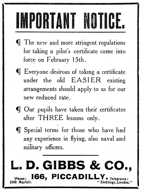 L.D.Gibbs Flying Training                                        