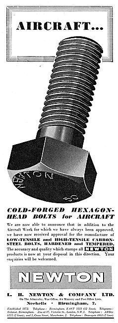 L.H. Newton - Precision Fasteners, Repetition Parts              