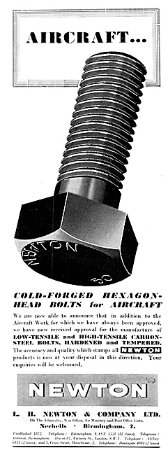 L.H. Newton - Precision Fasteners, Repetition Parts              