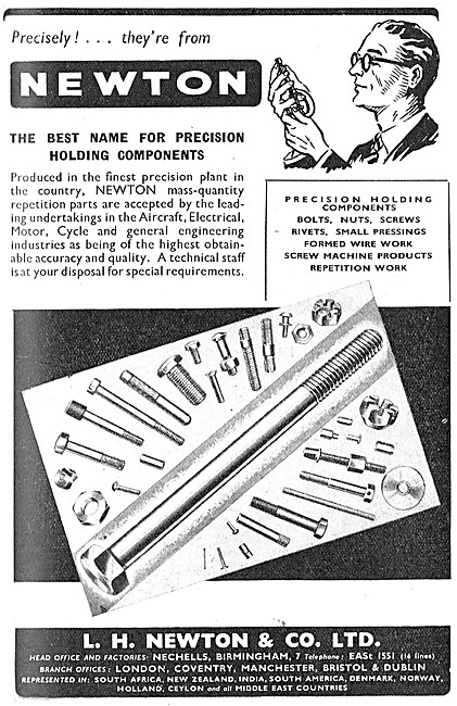 L.H. Newton - Precision Fasteners, Repetition Parts              