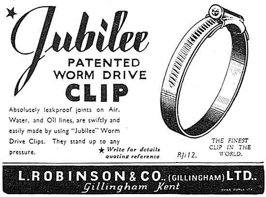 L.Robinson & Co - Jubilee Worm Drive Clips                       