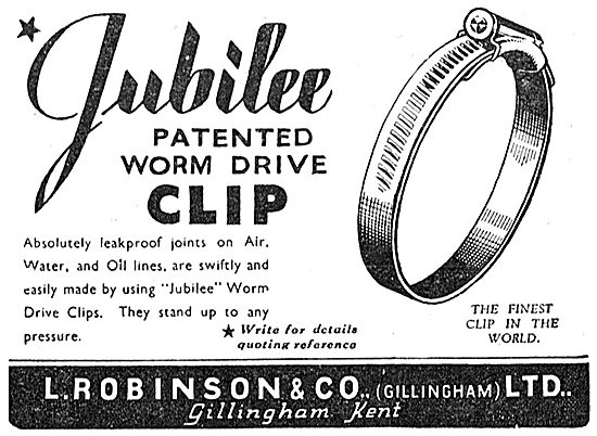 L.Robinson & Co - Jubilee Worm Drive Clips                       