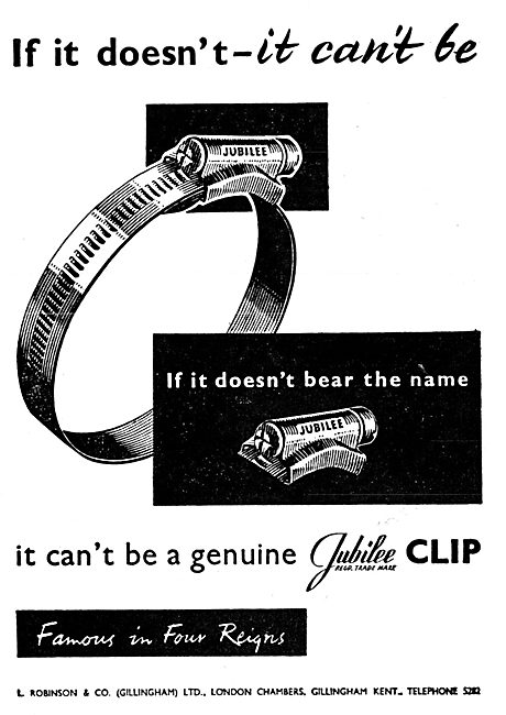 L.Robinson & Co - Jubilee Worm Drive Clips                       