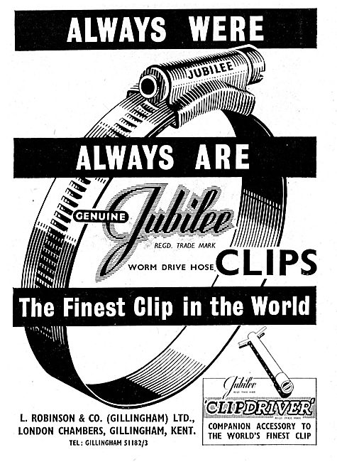 L.Robinson & Co - Jubilee Clips: The Finest In The World         