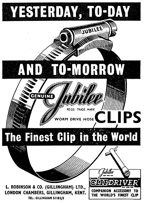 L.Robinson & Co - Jubilee Clips. Clipdriver                      
