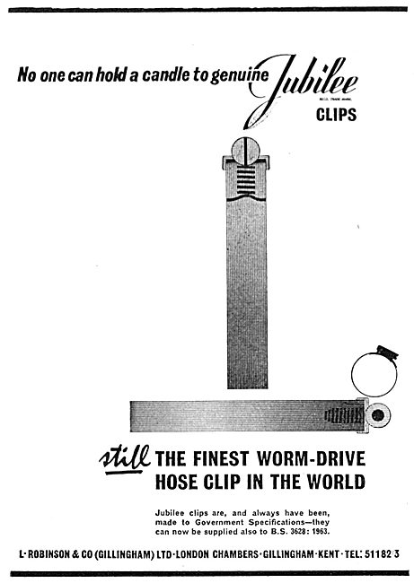 L.Robinson & Co - Jubilee Worm Drive Clips                       