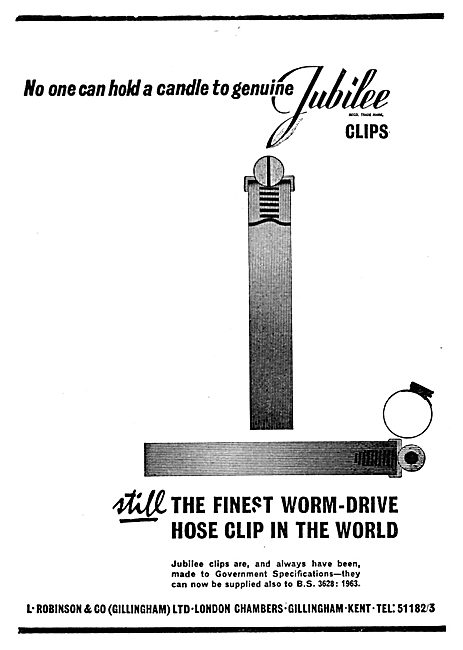 L.Robinson & Co - Jubilee Worm Drive Clips                       